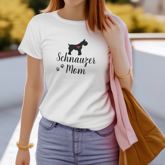 Schnauzer Moeder T-shirt