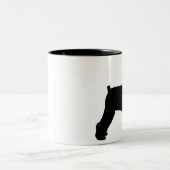 Schnauzer-Mok Tweekleurige Koffiemok (Center)