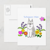 Schnauzer Mom-Briefkaart Briefkaart (Voorkant / Achterkant)