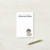 Schnauzer Mom Post It Notes (Op bureau)