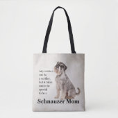 Schnauzer Mom-Tas Tote Bag (Voorkant)