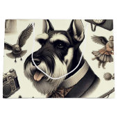 Schnauzer naadloos Groot Cadeauzakje (Voorkant)