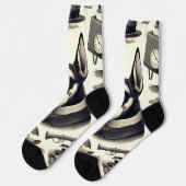  Schnauzer naadloos Sokken (Links)