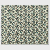  Schnauzer naadloze illustratie Cadeaupapier (Vlak)