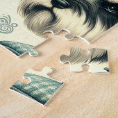 Schnauzer naadloze illustratie Legpuzzel (Zijkant)
