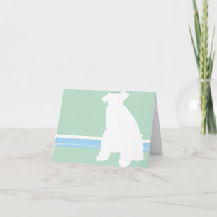 Schnauzer notecard kaart