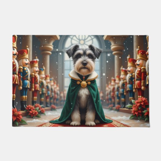 Schnauzer Notenkraker Koninkrijk Kunst Deurmat (Voorkant)