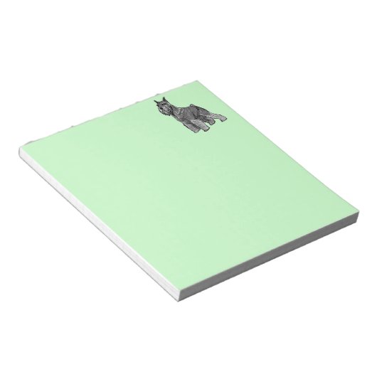 Schnauzer Notitieblok (Schuin)