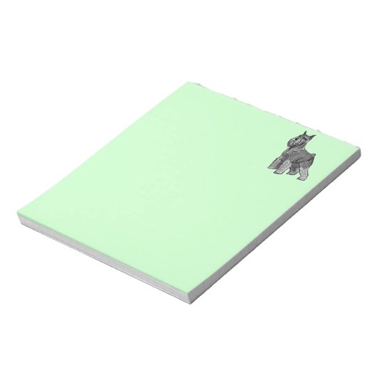 Schnauzer Notitieblok (Linkerzijde)