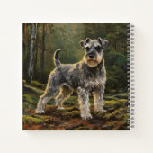 Schnauzer  notitieboek (Achterkant)