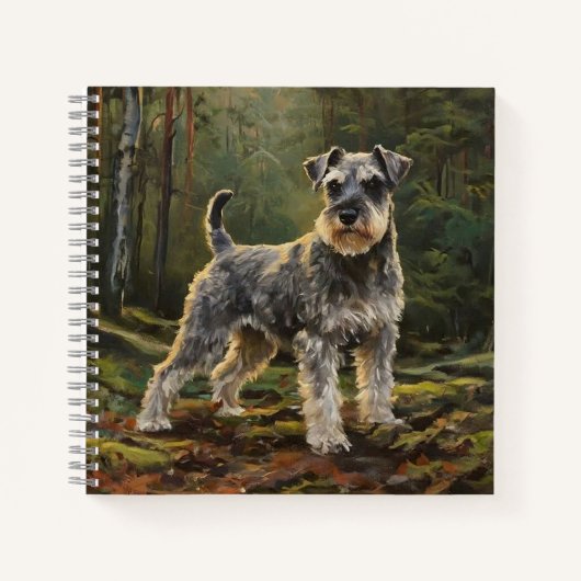 Schnauzer  notitieboek (Voorkant)