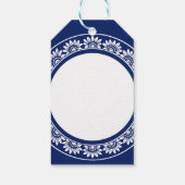 Schnauzer of Norfolk Terrier Charmante volkskunst Cadeaulabel (Achterkant)