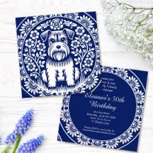 Schnauzer of Norfolk Terrier Charmante volkskunst