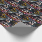 Schnauzer op een peddel: Een Schilderachtig avontu Cadeaupapier (Hoek)