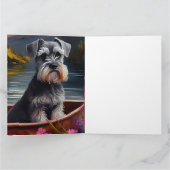 Schnauzer op een peddel: Een Schilderachtig avontu Kaart (Binnen)