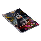 Schnauzer op een peddel: Een Schilderachtig avontu Notitieboek (Rechterzijde)