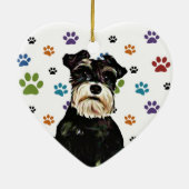 Schnauzer Ornament (Achterkant)