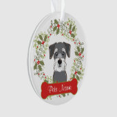 Schnauzer Ornament (voorkant)