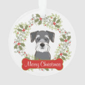 Schnauzer Ornament (achterkant)