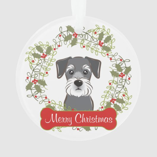 Schnauzer  Ornament (achterkant)