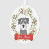Schnauzer Ornament (voorkant)