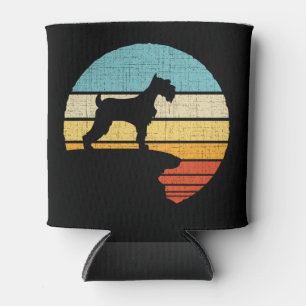 Schnauzer Owner Retro  Dog Puppy Lover Blikjeskoeler