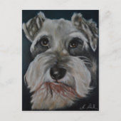 Schnauzer Painting Briefkaarten (Voorkant)