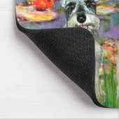 Schnauzer Pair 2 - LIlies 2 Muismat (Hoek)