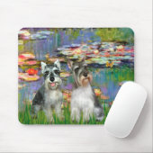 Schnauzer Pair 2 - LIlies 2 Muismat (Met muis)