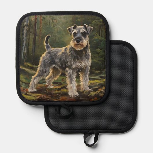 Schnauzer pannenlap (Voorkant / Achterkant)