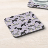 Schnauzer Paws en Botten Bier Onderzetter (Linkerzijde)