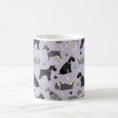 Schnauzer Paws en Botten Coffee Mok (Center)