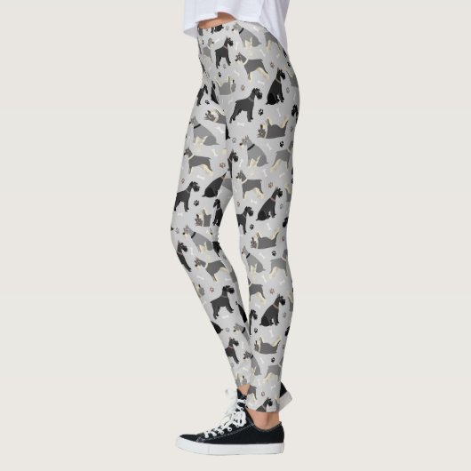Schnauzer Paws en Botten Leggings (Links)