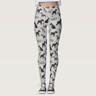 Schnauzer Paws en Botten Leggings