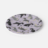 Schnauzer Paws en Botten Paper Bord (Gekanteld)