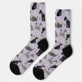 Schnauzer Paws en Botten Socks Sokken (Links)