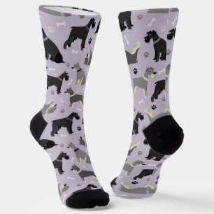 Schnauzer Paws en Botten Socks Sokken