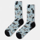 Schnauzer Paws en Botten Socks Sokken (Links)