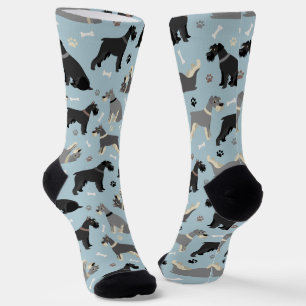 Schnauzer Paws en Botten Socks Sokken