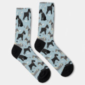 Schnauzer Paws en Botten Socks Sokken (Rechts)
