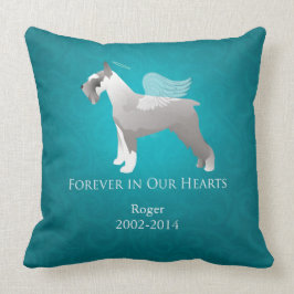 Schnauzer Pet Memorial Design Kussen