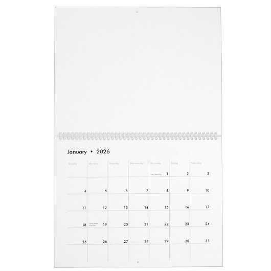 Schnauzer Pocket Mid Classic pocket Kalender (Jan 2026)
