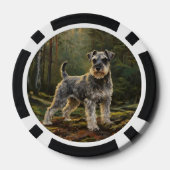 Schnauzer  poker chips (Achterkant)
