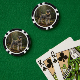 Schnauzer  poker chips
