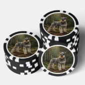 Schnauzer poker chips (Opstapeling)