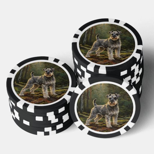 Schnauzer poker chips (Opstapeling)