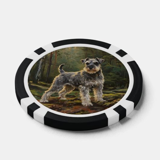 Schnauzer poker chips (Enkel)