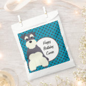 Schnauzer Polka Dots gepersonaliseerd Bedankzakje (Geknipt)