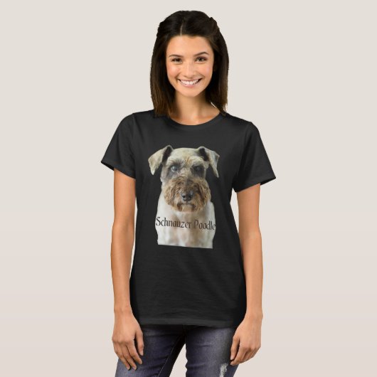 Schnauzer Poodle Dog Shirt Schnauzer Poodle (Voorkant volledig)