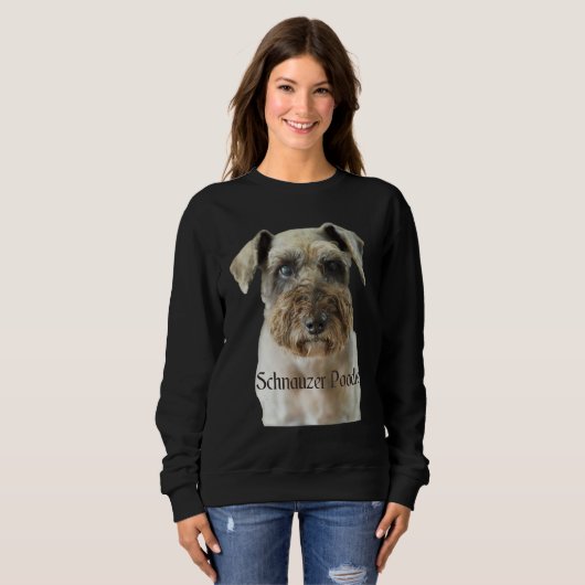 Schnauzer Poodle Dog Shirt Schnauzer Poodle (Voorkant volledig)